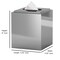 Tissue Box Cover | 18/8 Stainless Steel Square Facial Tissue Box Holder | Chrome Finish